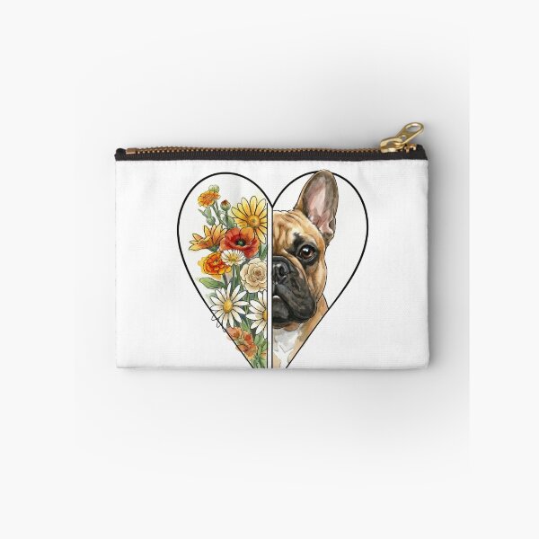 Item preview, French Bulldog & Wildflowers Botanical Line Art designed and sold by shallia.