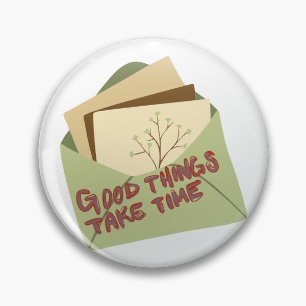 Item preview, Good Things Take Time: Inspirational Letter Design designed and sold by HandmadebyNina.
