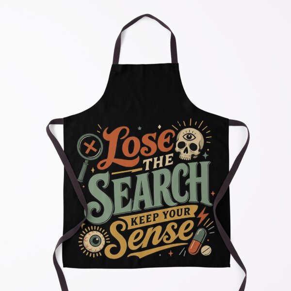 Item preview, Lose the Search, Keep Your Sense | Funny Stoner Dark Humor Retro Design designed and sold by HumorMeMaybe.