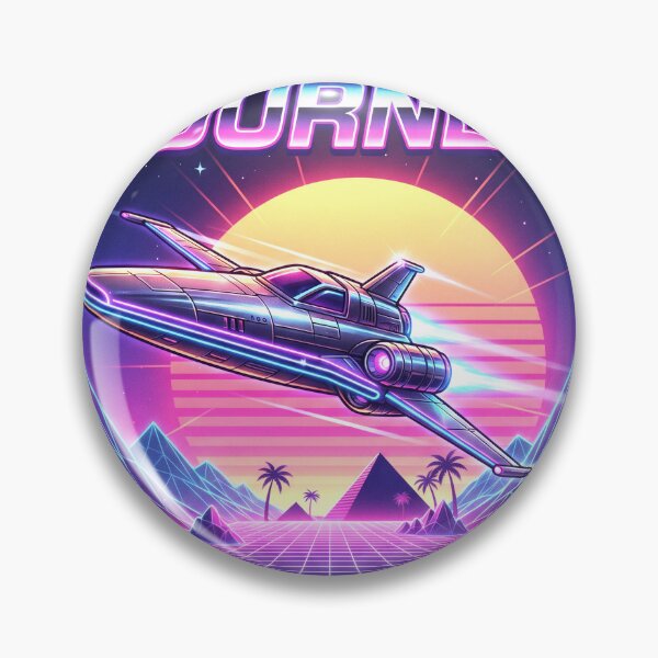 Item preview, Retro Interstellar Spacecraft Adventure Poster designed and sold by Rahat3344.