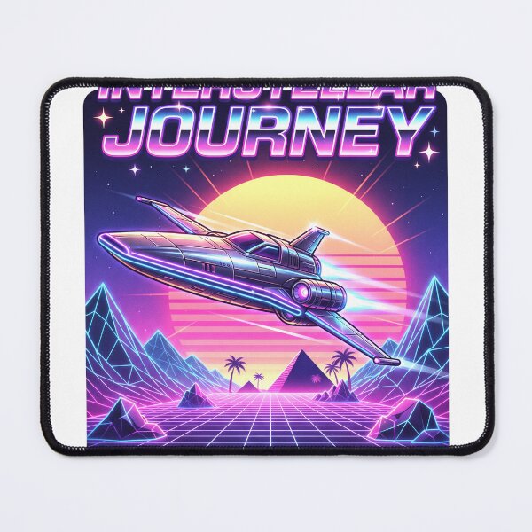 Item preview, Retro Interstellar Spacecraft Adventure Poster designed and sold by Rahat3344.