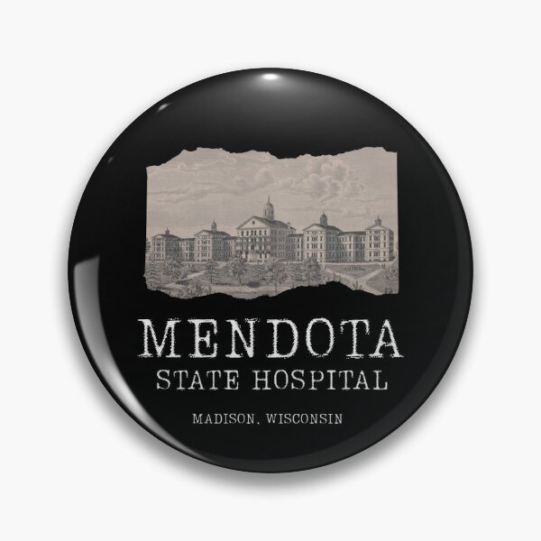 Item preview, Mendota State Hospital (Madison, Wisconsin) Hero Graphic designed and sold by GhostlyWorld.