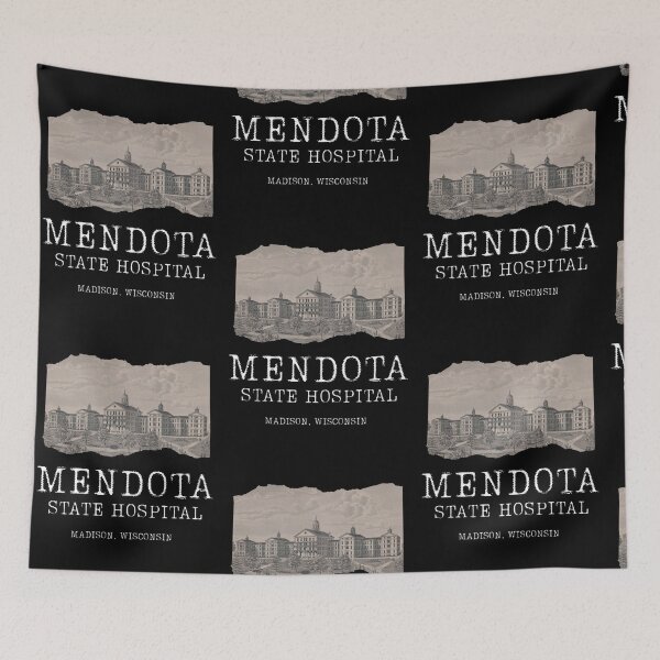 Item preview, Mendota State Hospital (Madison, Wisconsin) Hero Graphic designed and sold by GhostlyWorld.