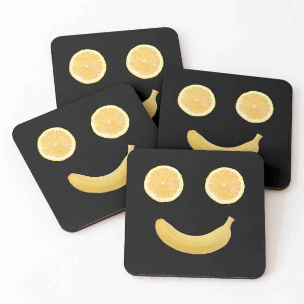 Item preview, Funny banana lemons smile food  designed and sold by HeartInThisArt .