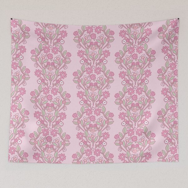 Item preview, Floral Folkway - Pink designed and sold by Tess Arden.