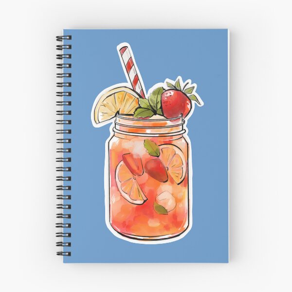 Item preview, Strawberry Lemonade Sticker, Cute Drink Sticker, Kawaii Summer Drink Art, Laptop Sticker, Water Bottle Decal, Café Lover Gift designed and sold by SoftCrumbs Café.