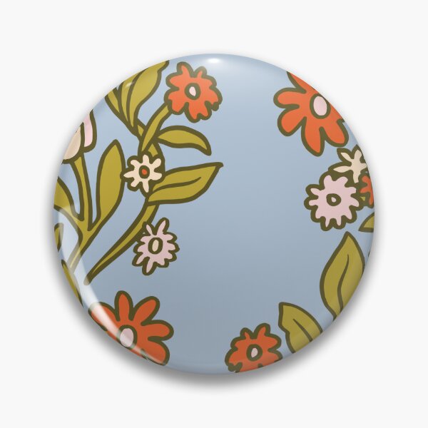 Item preview, Floral Folkway - Orange designed and sold by Tess Arden.