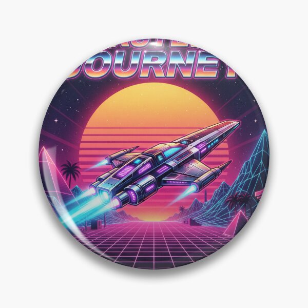 Item preview, Interstellar Journey Neon Space Cruiser designed and sold by Rahat3344.