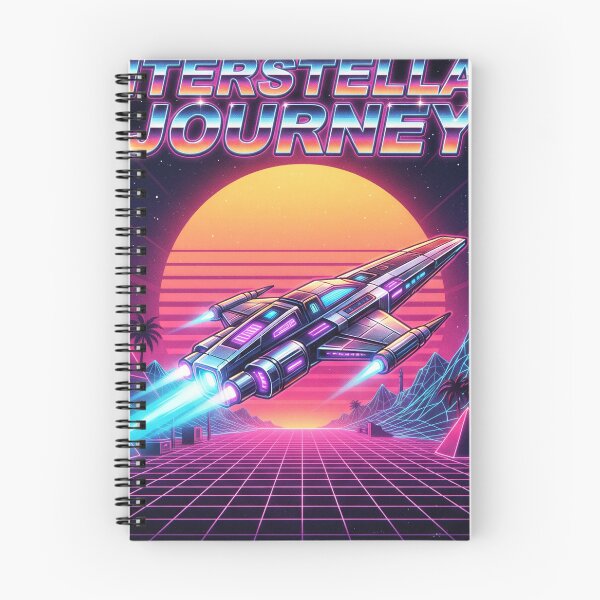 Item preview, Interstellar Journey Neon Space Cruiser designed and sold by Rahat3344.
