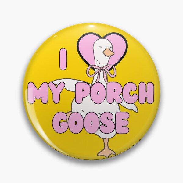 Item preview, I heart my porch goose pink/yellow designed and sold by julianna222.