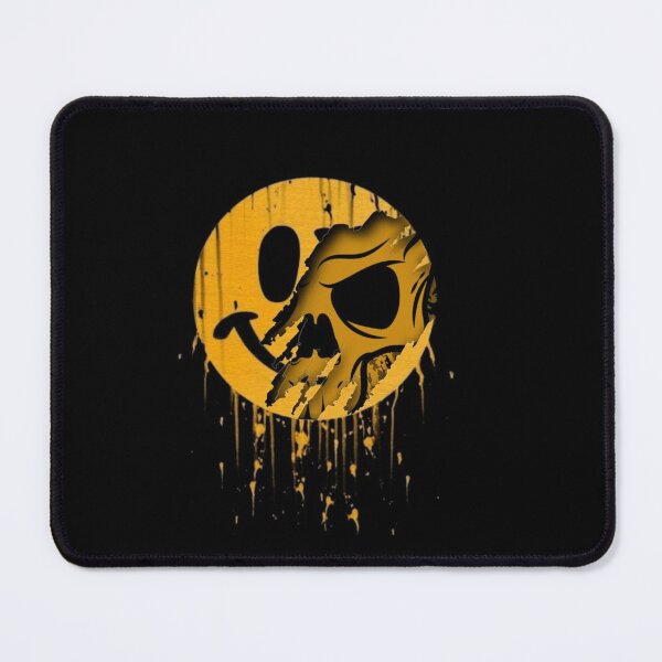 Item preview, "Two-Face Evil Smile" Streetwear Design: Dark Acid House Skull Mascot designed and sold by GrimNest.