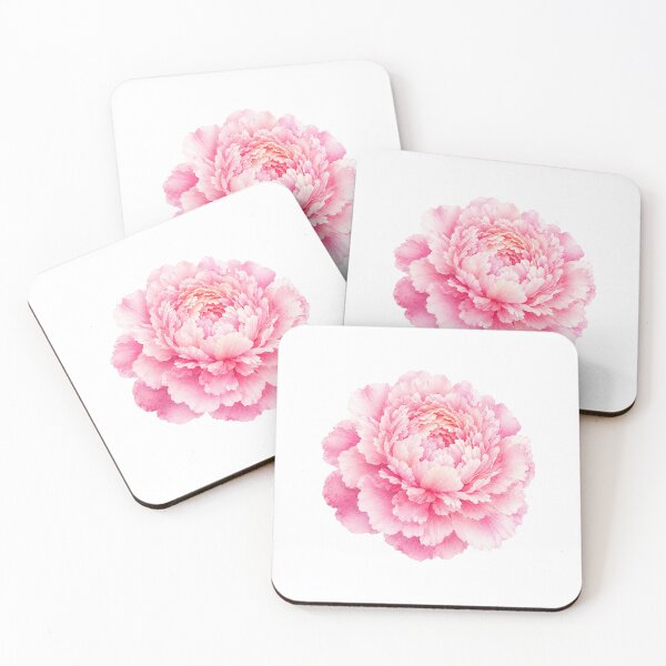 Item preview, Watercolor Pink Peony Flower Botanical Illustration | Romantic Floral Art designed and sold by Ethereal-Rain.