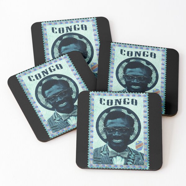 Item preview, Patrice Lumumba Congo Vintage Postage stamp - DRC Congo flag | Pan African revolutionary designed and sold by Youngkev-arts.