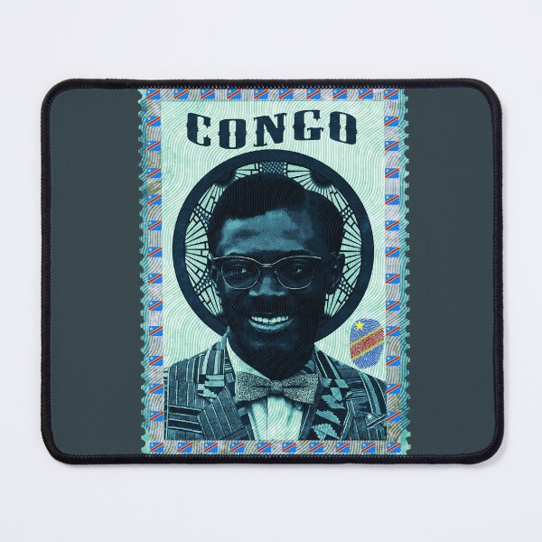 Item preview, Patrice Lumumba Congo Vintage Postage stamp - DRC Congo flag | Pan African revolutionary designed and sold by Youngkev-arts.