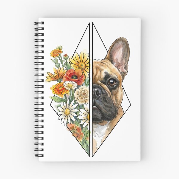 Item preview, Frenchie Blossom  Minimalist Floral Design designed and sold by shallia.
