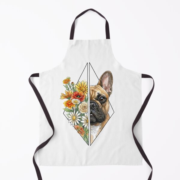 Item preview, Frenchie Blossom Minimalist Floral Design designed and sold by shallia.