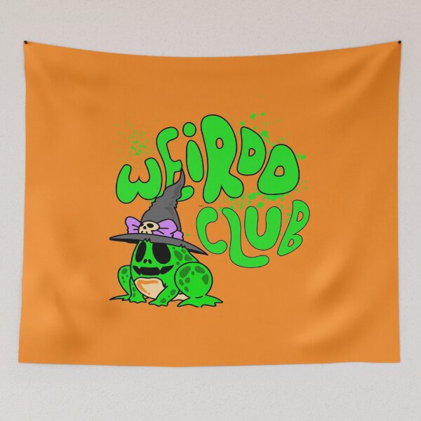 Item preview, Weirdo Club, creepy Halloween toad designed and sold by BritishDelights.