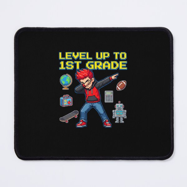 Item preview, Level Up To 1st Grade Dabbing Gamer Boy Back To School Pixel Art designed and sold by MysticMirth.