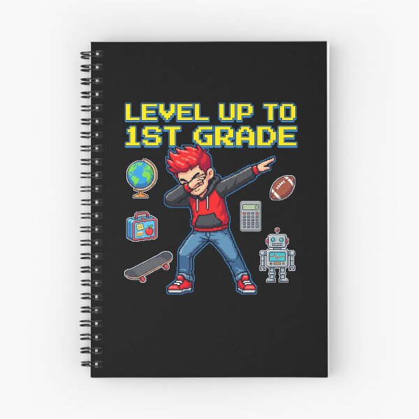 Item preview, Level Up To 1st Grade Dabbing Gamer Boy Back To School Pixel Art designed and sold by MysticMirth.