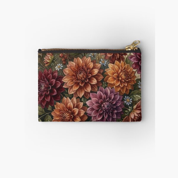 Item preview, Vintage Autumn Dahlia Botanical Bouquet designed and sold by Rutvain.