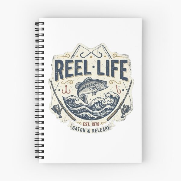 Item preview, Reel Life Fishing T-Shirt | Vintage Angler Typography | Retro Fisherman Graphic Tee designed and sold by Faisal  Shah.