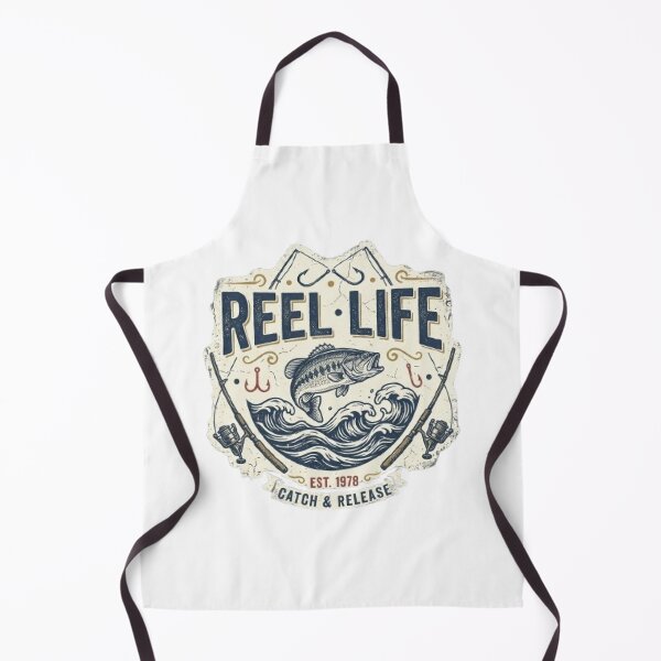 Item preview, Reel Life Fishing T-Shirt | Vintage Angler Typography | Retro Fisherman Graphic Tee designed and sold by Faisal  Shah.