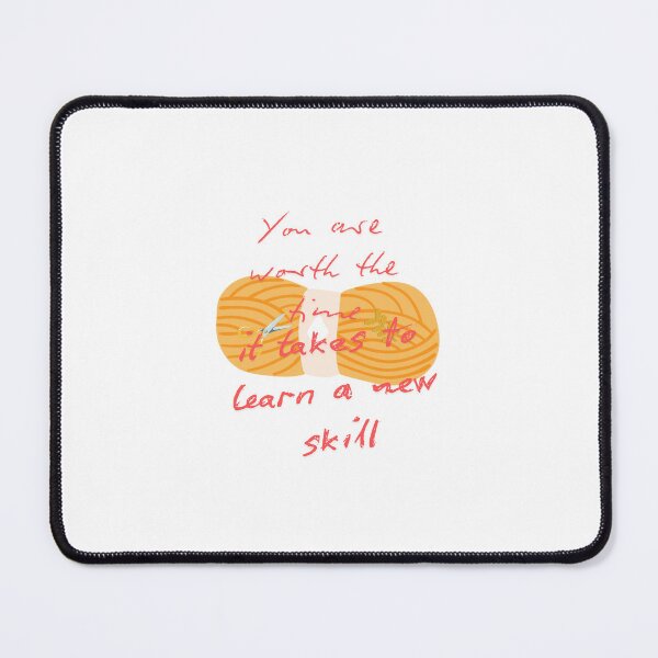 Item preview, Motivational quote print, learn a new skill, hobby design designed and sold by HandmadebyNina.