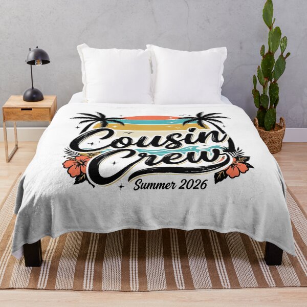 Item preview, Cousin Crew Summer 2026 Retro Beach Vacation Family Matching Design designed and sold by get55shirt.