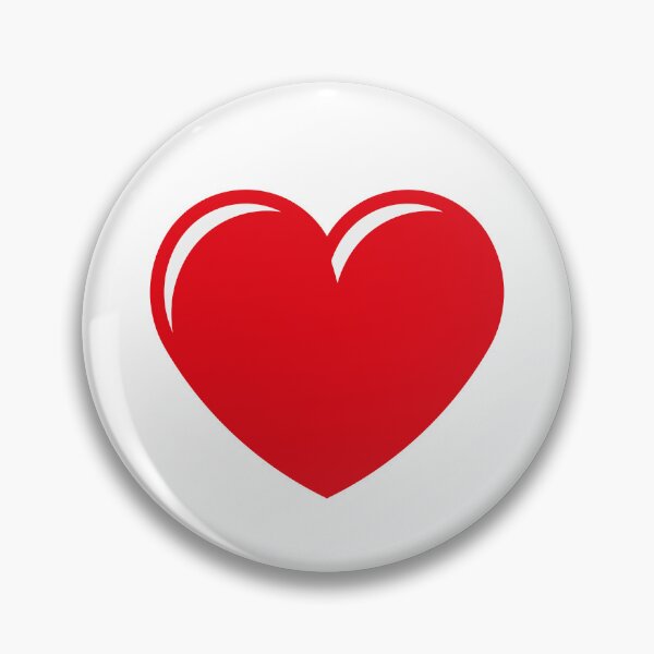 Item preview, Heart Icon (Hearty / Love / Symbol / Red White) designed and sold by MrFaulbaum.