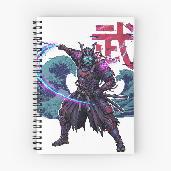 Item preview, Cyberpunk Samurai Neon Wave Warrior designed and sold by Rahat3344.