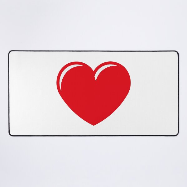 Item preview, Heart Icon (Hearty / Love / Symbol / Red White) designed and sold by MrFaulbaum.