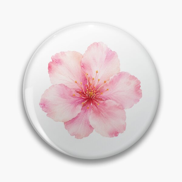 Item preview, Watercolor Sakura Cherry Blossom Flower Botanical Illustration | Spring Floral Art designed and sold by Ethereal-Rain.
