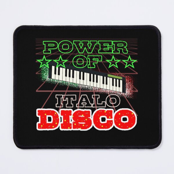 Item preview, Power of Italo Disco Black designed and sold by Graphroad.