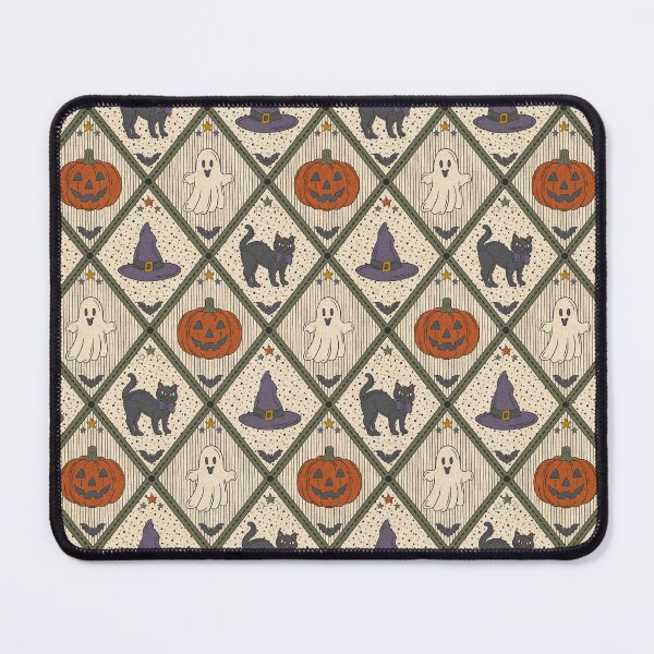 Item preview, Vintage Harlequin Halloween Pattern designed and sold by Graphic Daisy.