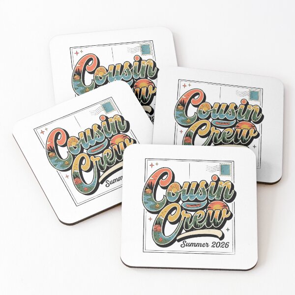 Item preview, Cousin Crew Summer 2026 Family Vacation Matching Retro Beach Reunion Design designed and sold by get55shirt.