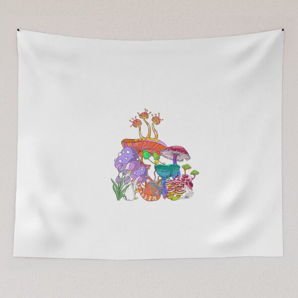 Item preview, Colorful Mushroom world  designed and sold by Sowaninongtdu.