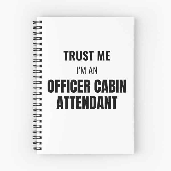 Item preview, Trust Me I'm an Officer Cabin Attendant (Black) designed and sold by ShipCrewNation.