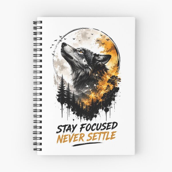 Item preview, Wolf Motivation Stay Focused Art designed and sold by Amr Siam.