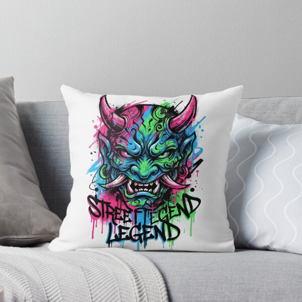 Item preview, Street Legend Neon Oni Mask designed and sold by Rahat3344.
