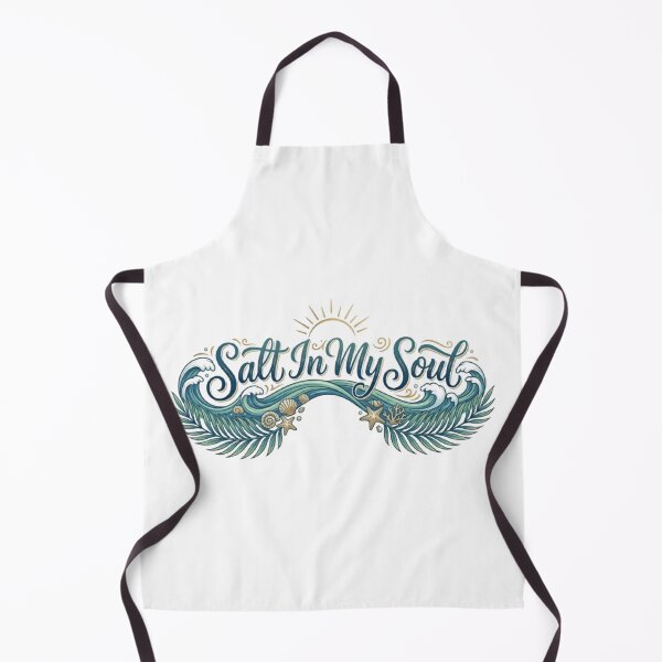 Item preview, Salt In My Soul Beach T-Shirt | Coastal Typography | Ocean Lover Summer Graphic Tee designed and sold by Faisal  Shah.