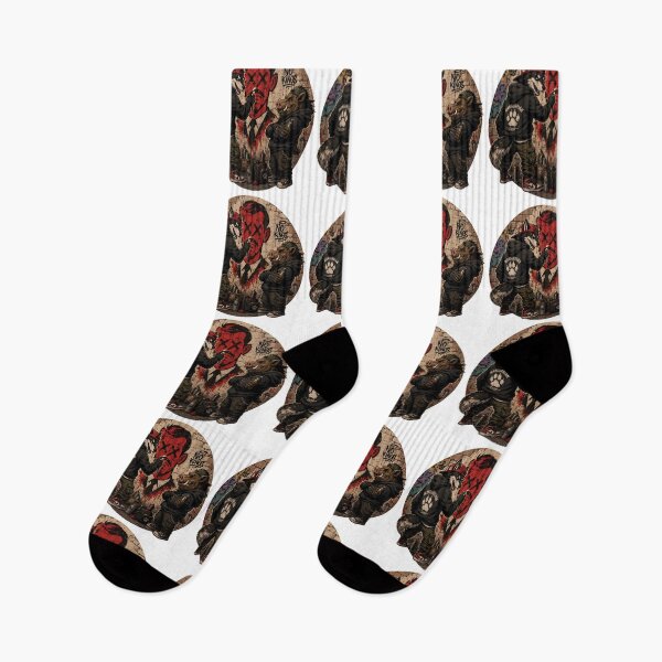 Item preview, Wolf and Boar Graffiti Art designed and sold by Mangurrian Shop.