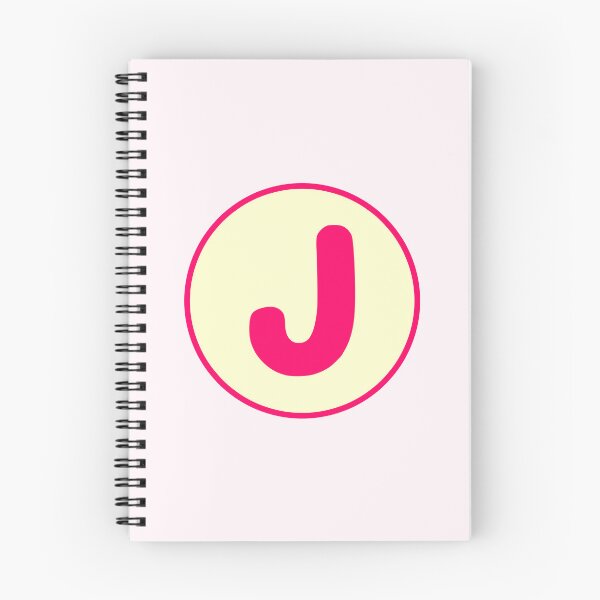 Item preview, Pink Alphabet Letter J Circle designed and sold by Jeallan Designs.