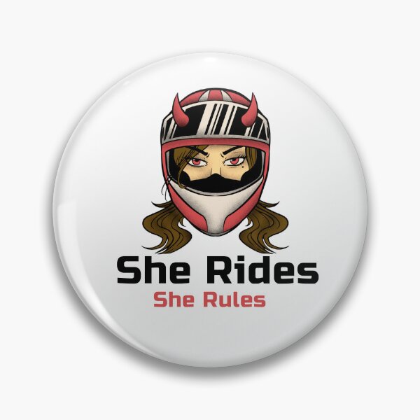 Item preview, She rides, she rules designed and sold by ORZAVA.