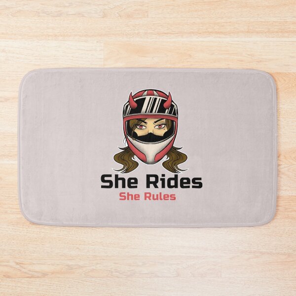 Item preview, She rides, she rules designed and sold by ORZAVA.