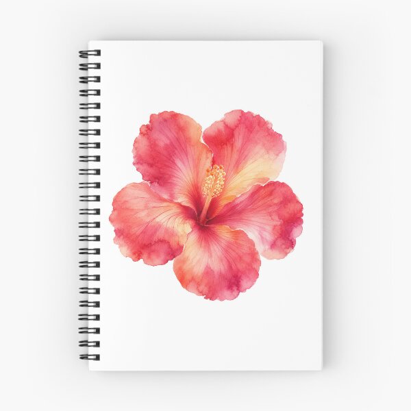 Item preview, Watercolor Hibiscus Flower Botanical Illustration | Tropical Floral Art designed and sold by Ethereal-Rain.