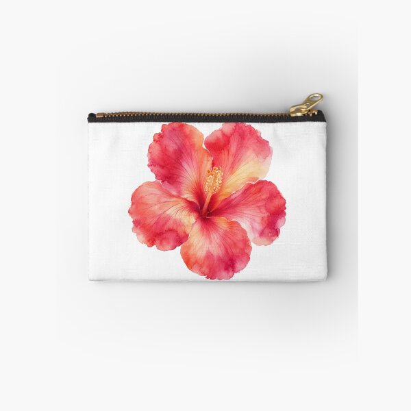 Item preview, Watercolor Hibiscus Flower Botanical Illustration | Tropical Floral Art designed and sold by Ethereal-Rain.