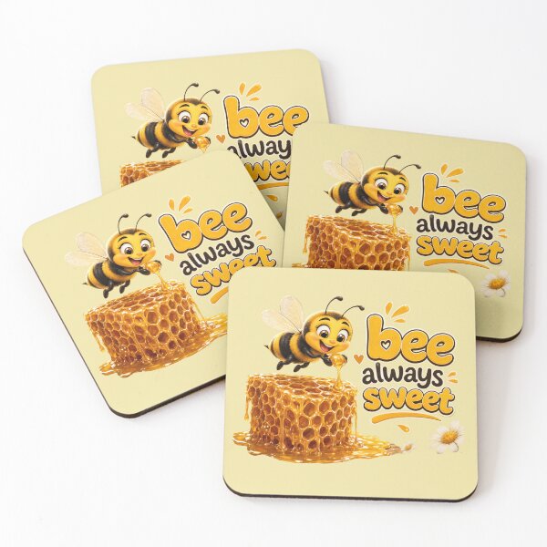 Item preview, Be Always Sweet, Little Golden Honey Bee Art designed and sold by Evelashop.