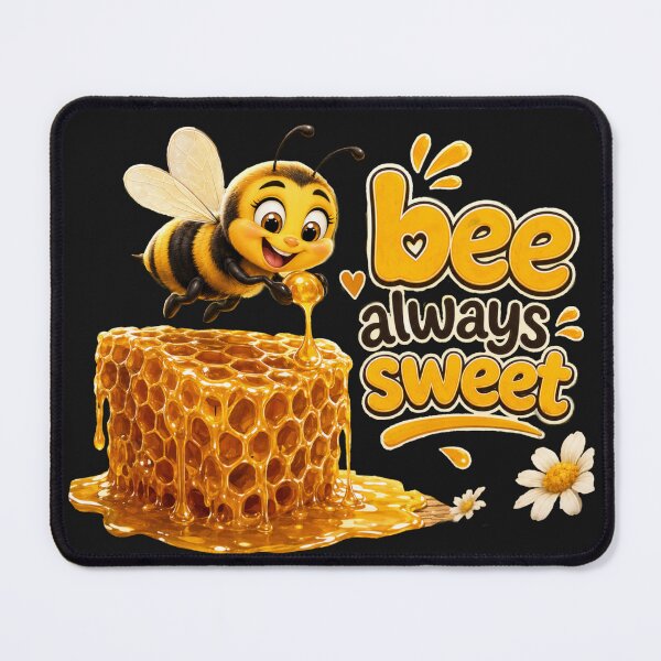 Item preview, Be Always Sweet, Little Golden Honey Bee Art designed and sold by Evelashop.