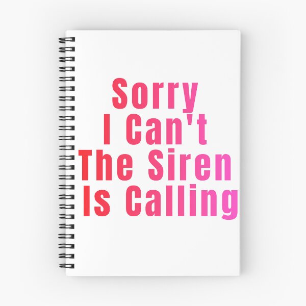 Item preview, Sorry I Cant The Siren Is Calling Funny Firefighter Gift designed and sold by LabPixelPulse.
