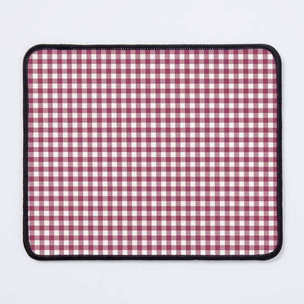 Item preview, Burgundy and White Gingham Pattern | Classic Maroon Checkered Print | Elegant Wine Red Gingham | Minimalist Burgundy Plaid Design | Rustic Dark Red Gingham designed and sold by VivaFy.
